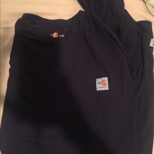 Flame retardant thin long sleeve Carhartt navy